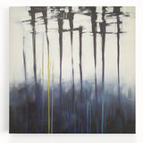 Minimalist Forest Mist – Abstract Canvas & Framed Wall Art