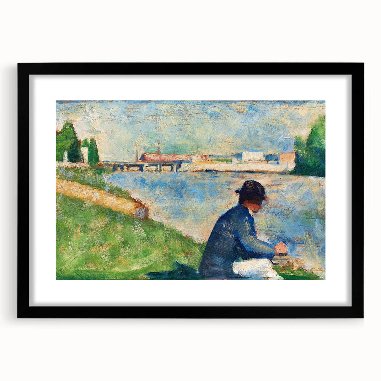 Impressionist Still Life - Vase of Flowers Wall Art Print