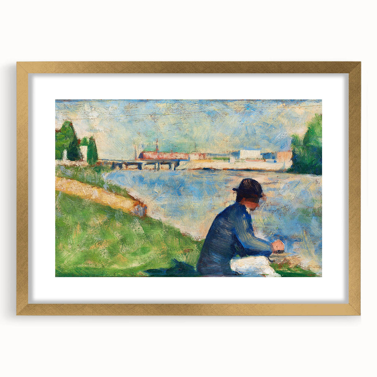 Impressionist Still Life - Vase of Flowers Wall Art Print
