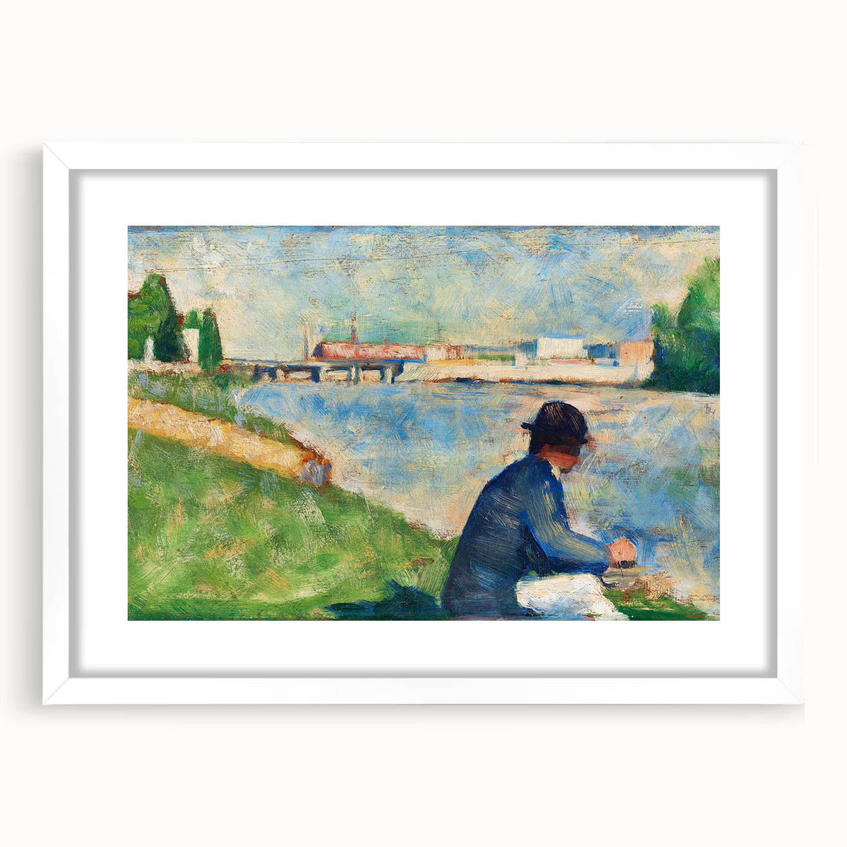 Impressionist Still Life - Vase of Flowers Wall Art Print