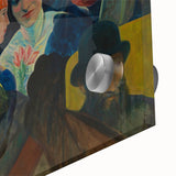 Abstract Modern Art: The Subway Scene - Vibrant Urban Style