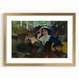 Abstract Modern Art: The Subway Scene - Vibrant Urban Style