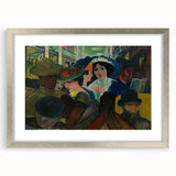 Abstract Modern Art: The Subway Scene - Vibrant Urban Style