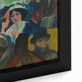 Abstract Modern Art: The Subway Scene - Vibrant Urban Style