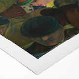 Abstract Modern Art: The Subway Scene - Vibrant Urban Style