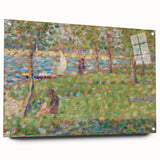 Impressionist Urban Scene - Street and Buildings Wall Art Print
