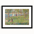 Impressionist Urban Scene - Street and Buildings Wall Art Print