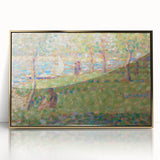 Impressionist Urban Scene - Street and Buildings Wall Art Print