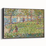 Impressionist Urban Scene - Street and Buildings Wall Art Print