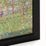 Impressionist Urban Scene - Street and Buildings Wall Art Print