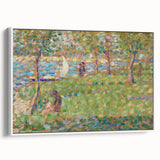 Impressionist Urban Scene - Street and Buildings Wall Art Print