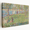 Impressionist Urban Scene - Street and Buildings Wall Art Print