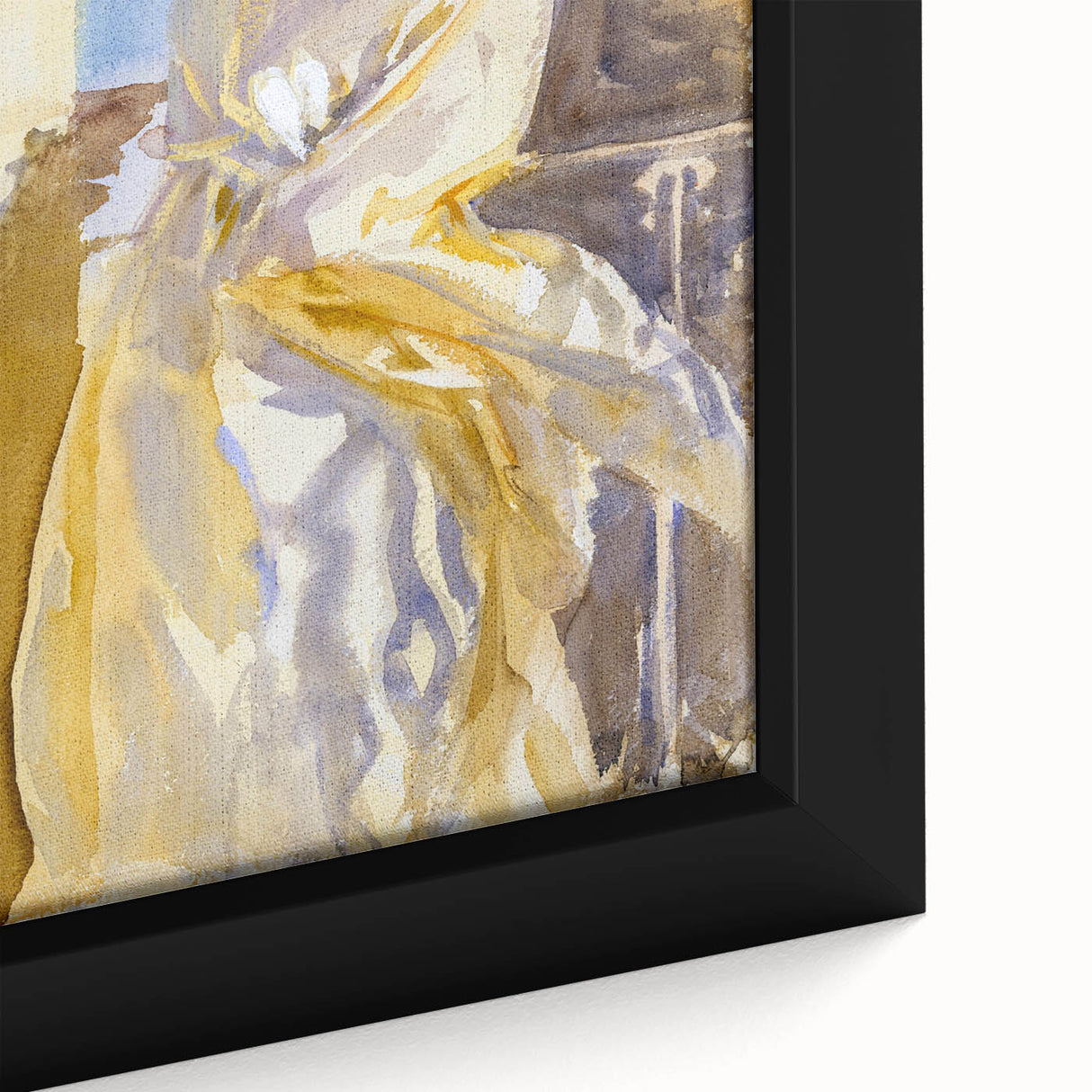 Modern Wall Art - Ethereal Abstract Portrait in Soft Neutral Tones