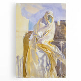 Modern Wall Art - Ethereal Abstract Portrait in Soft Neutral Tones