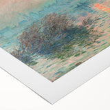 Impressionist Cityscape - Vibrant Street and Buildings Wall Art Print