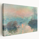 Impressionist Cityscape - Vibrant Street and Buildings Wall Art Print