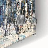 Modern Winter Birch Trees - Living Room Wall Art on Canvas