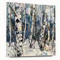 Modern Winter Birch Trees - Living Room Wall Art on Canvas