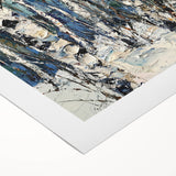 Modern Winter Birch Trees - Living Room Wall Art on Canvas