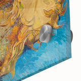 Impressionist Garden Scene - Flowers and Pathway Wall Art Print