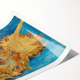 Impressionist Garden Scene - Flowers and Pathway Wall Art Print