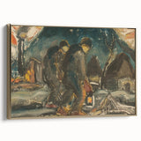 Night Walkers" Abstract Modern Art - Minimalist Modern Decor