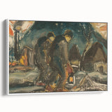 Night Walkers" Abstract Modern Art - Minimalist Modern Decor