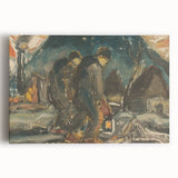 Night Walkers" Abstract Modern Art - Minimalist Modern Decor