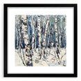 Winter Birch Forest - Modern Living Room Wall Art on Canvas