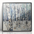 Winter Birch Forest - Modern Living Room Wall Art on Canvas