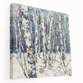 Winter Birch Forest - Modern Living Room Wall Art on Canvas