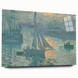 Sunset on the Seine: Claude Monet's Impressionist Wall Art Masterpiece