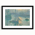Sunset on the Seine: Claude Monet's Impressionist Wall Art Masterpiece
