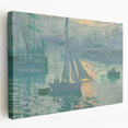 Sunset on the Seine: Claude Monet's Impressionist Wall Art Masterpiece