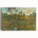 Sunset at Montmajour: Impressionist Landscape Wall Art by Van Gogh
