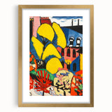 Modern Wall Art - Vibrant Abstract Landscape with Bold Colors