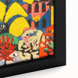 Modern Wall Art - Vibrant Abstract Landscape with Bold Colors