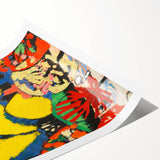 Modern Wall Art - Vibrant Abstract Landscape with Bold Colors