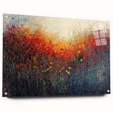 Autumn Glow - Abstract Living Room Wall Art on Canvas
