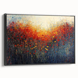 Autumn Glow - Abstract Living Room Wall Art on Canvas
