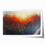 Autumn Glow - Abstract Living Room Wall Art on Canvas