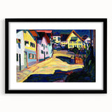 Murnau Street View" Abstract Modern Art - Contemporary Wall Decor