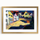 Murnau Street View" Abstract Modern Art - Contemporary Wall Decor