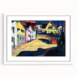 Murnau Street View" Abstract Modern Art - Contemporary Wall Decor