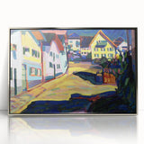 Murnau Street View" Abstract Modern Art - Contemporary Wall Decor