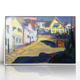 Murnau Street View" Abstract Modern Art - Contemporary Wall Decor