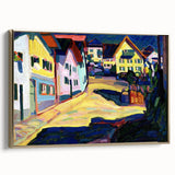 Murnau Street View" Abstract Modern Art - Contemporary Wall Decor
