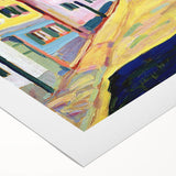 Murnau Street View" Abstract Modern Art - Contemporary Wall Decor
