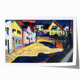 Murnau Street View" Abstract Modern Art - Contemporary Wall Decor