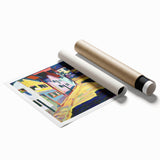 Murnau Street View" Abstract Modern Art - Contemporary Wall Decor